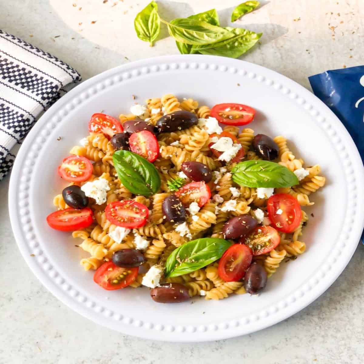 TasteGreatFoodie - Mediterranean Pasta - Healthy Recipes