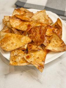 Air Fried Honey Cinnamon Tortilla Chips