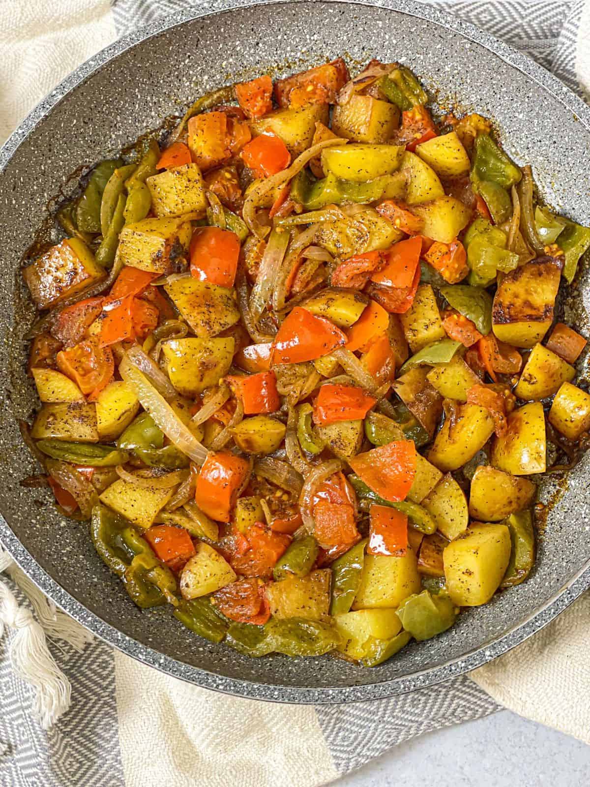 Skillet-Sautéed Potatoes and Onions-image