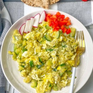 Egg Zucchini skillet healthy easy