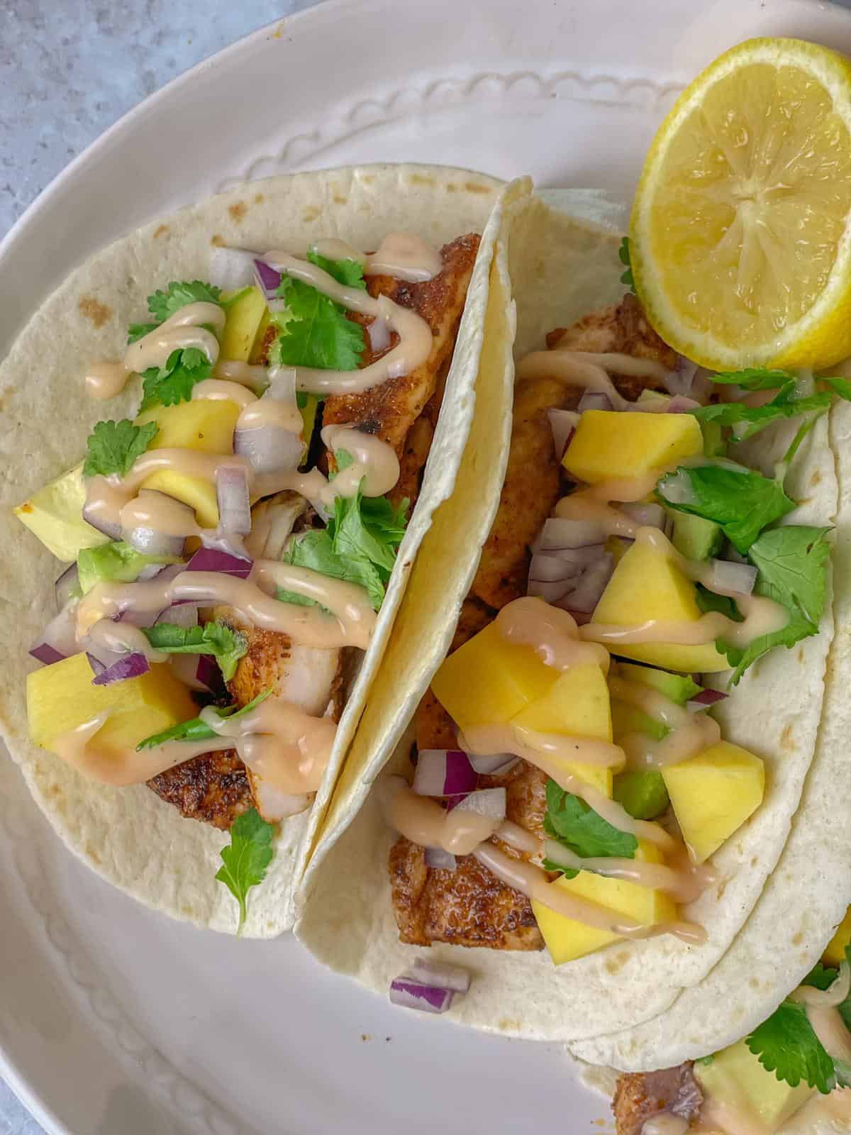 TasteGreatFoodie Blackened Mahi Mahi Fish Tacos Fish