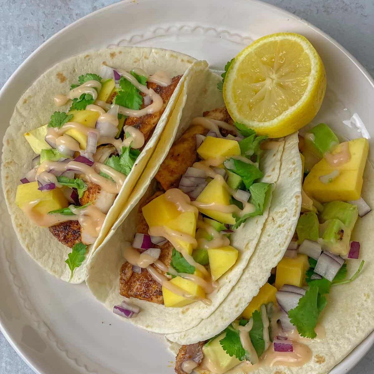 TasteGreatFoodie Blackened Mahi Mahi Fish Tacos Fish