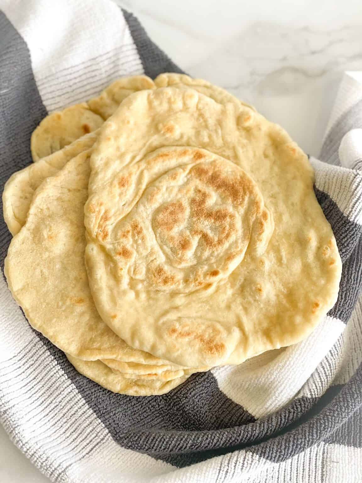 TasteGreatFoodie Simple Skillet Flat Bread Bread