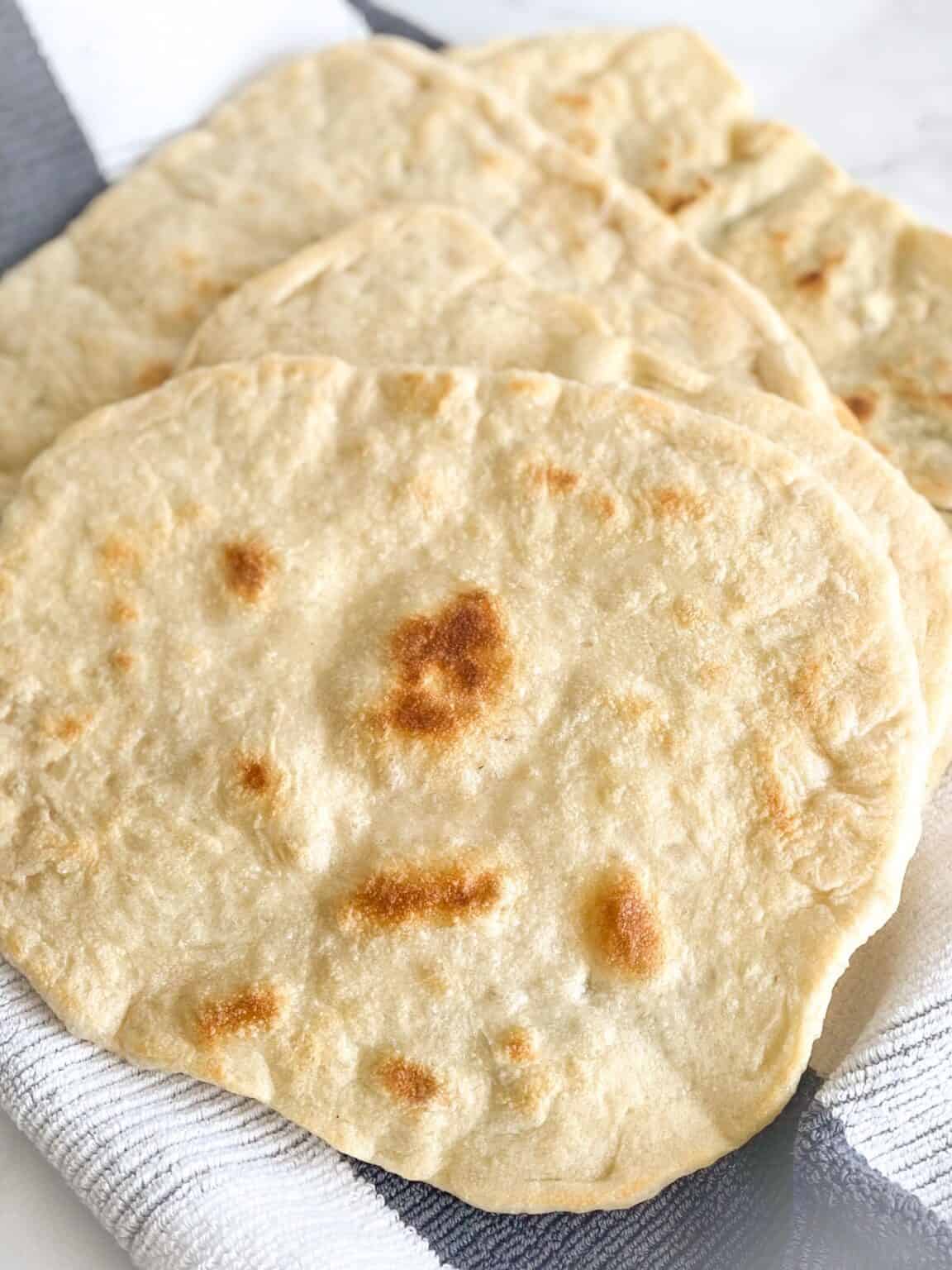 TasteGreatFoodie - Simple Skillet Flat Bread - Bread