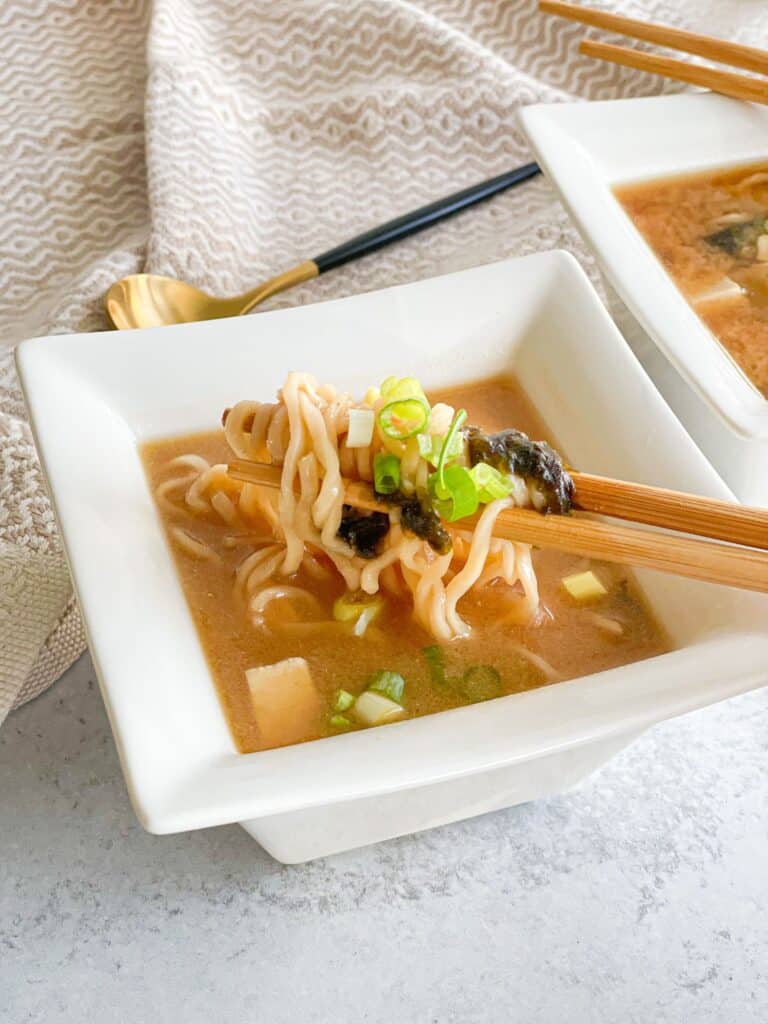 Miso Ramen Tofu Soup