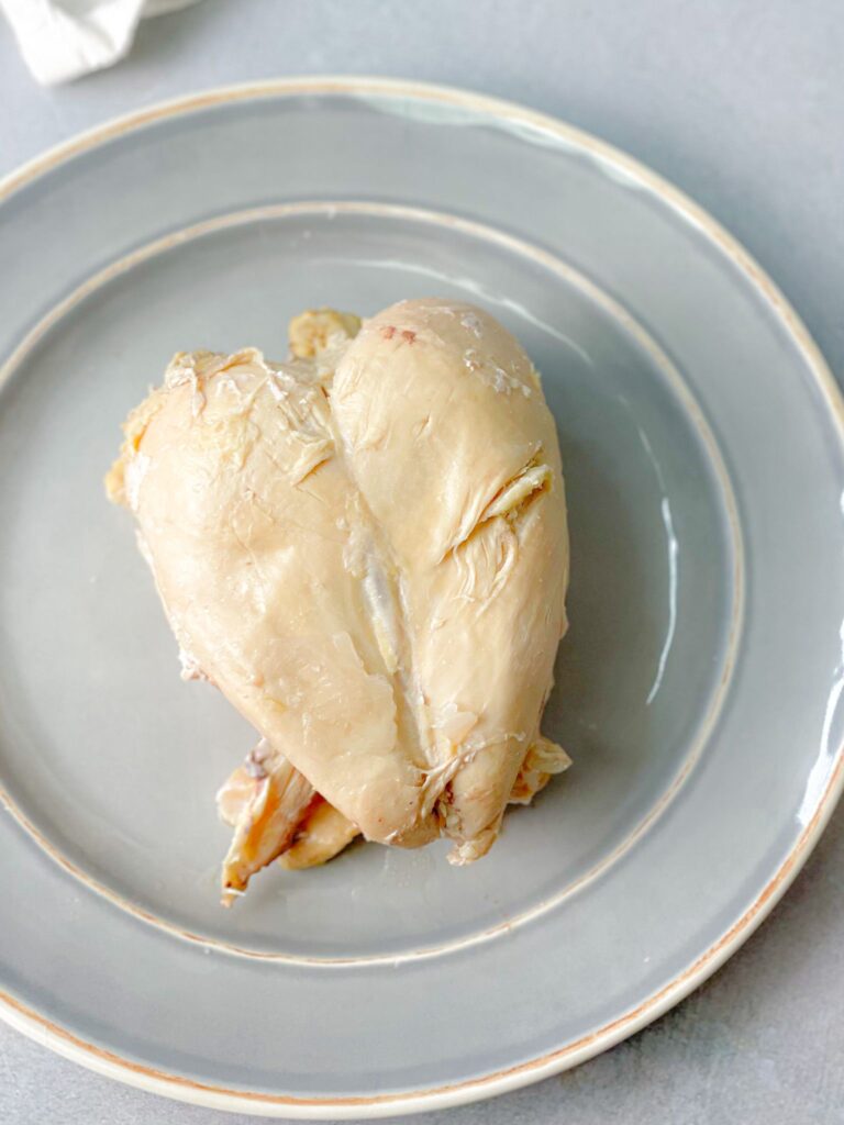 one chicken breast boiled in an instant pot