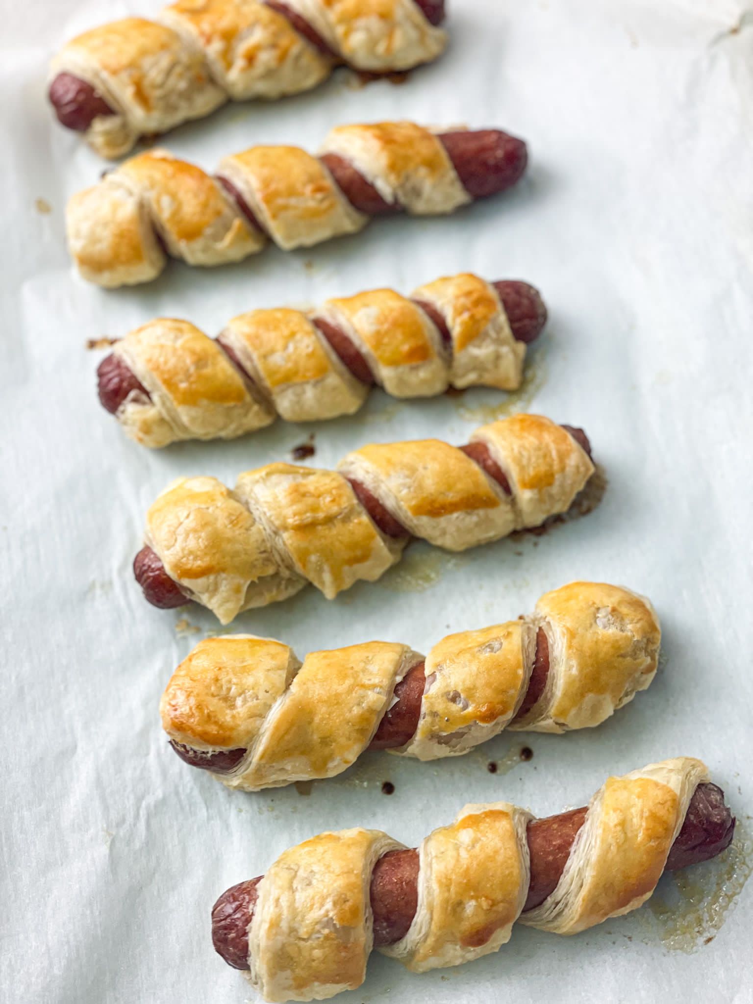 Hot Dogs Wrapped in Puff Pastry