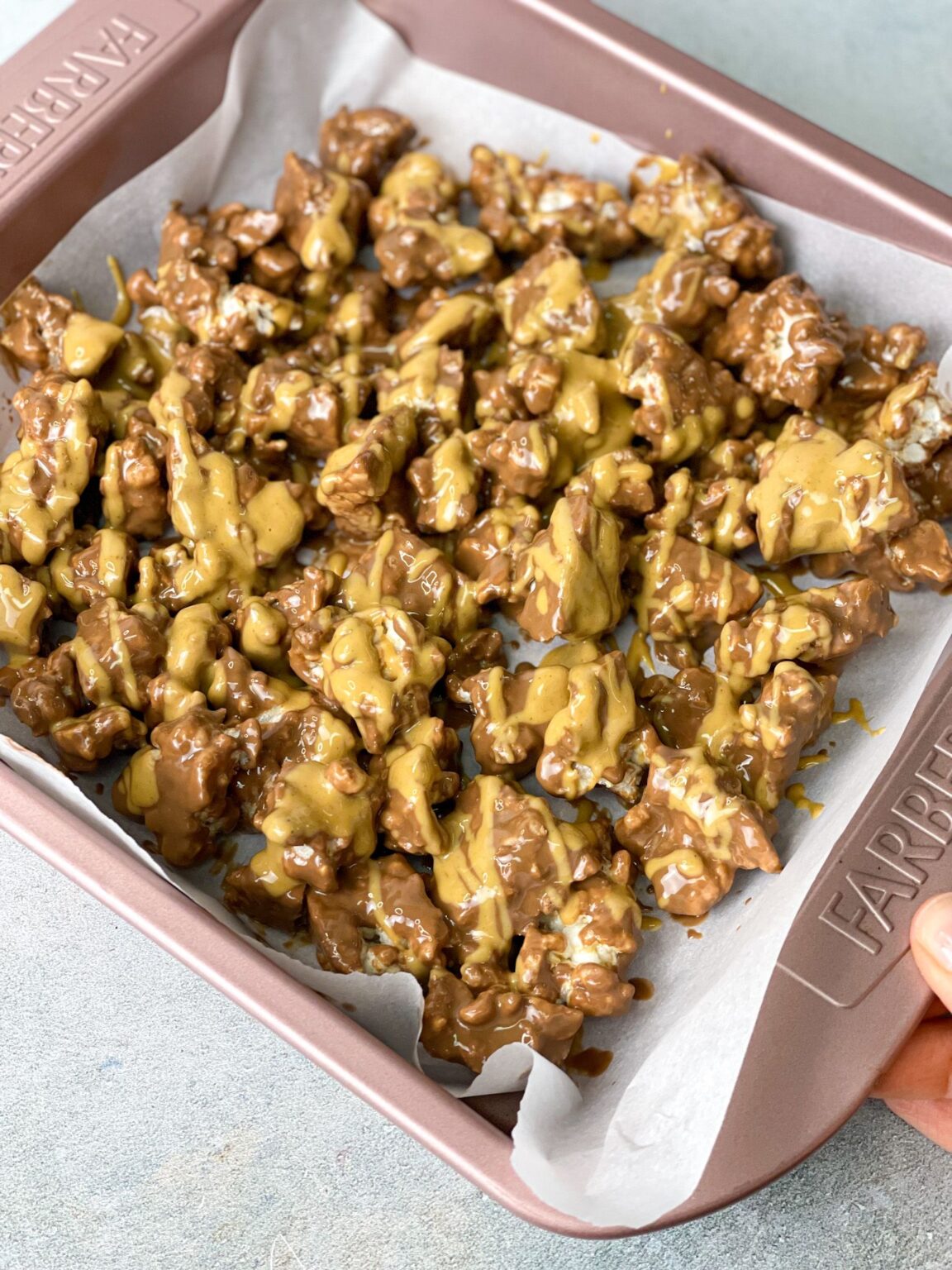 TasteGreatFoodie Viral Chocolate Rice Cake Bites with Peanut Butter