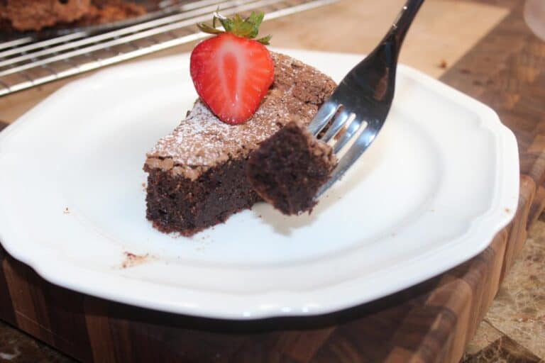TasteGreatFoodie Flourless Chocolate Fudge Cake Recipe Desserts