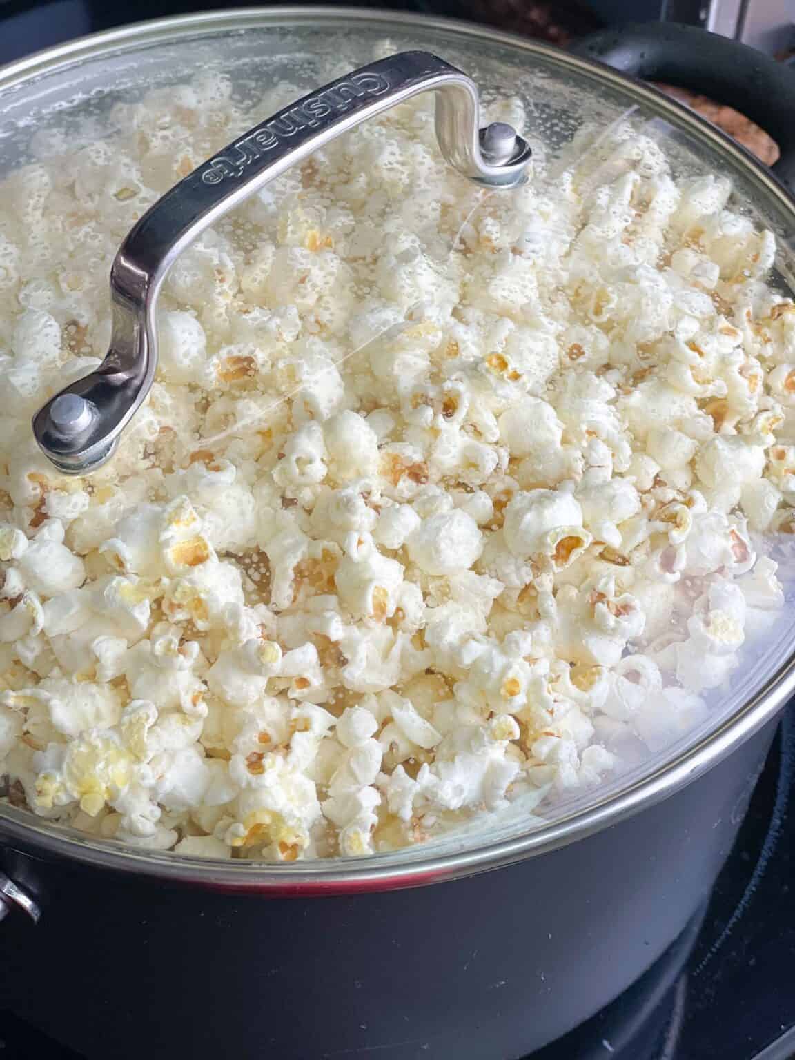 Coconut Oil Stovetop Popcorn