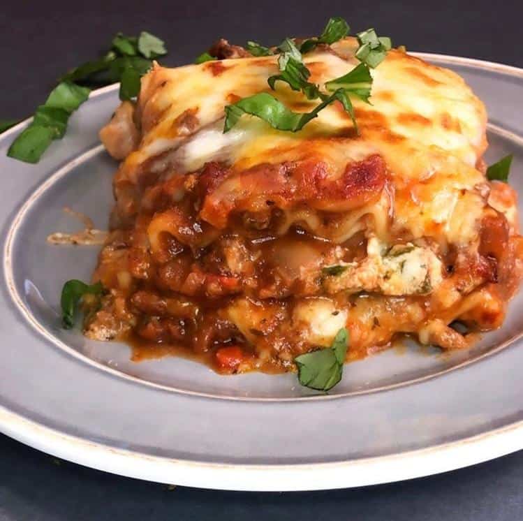 Easy, cheesy, and meaty lasagna with a rich sauce that comes perfectly every time