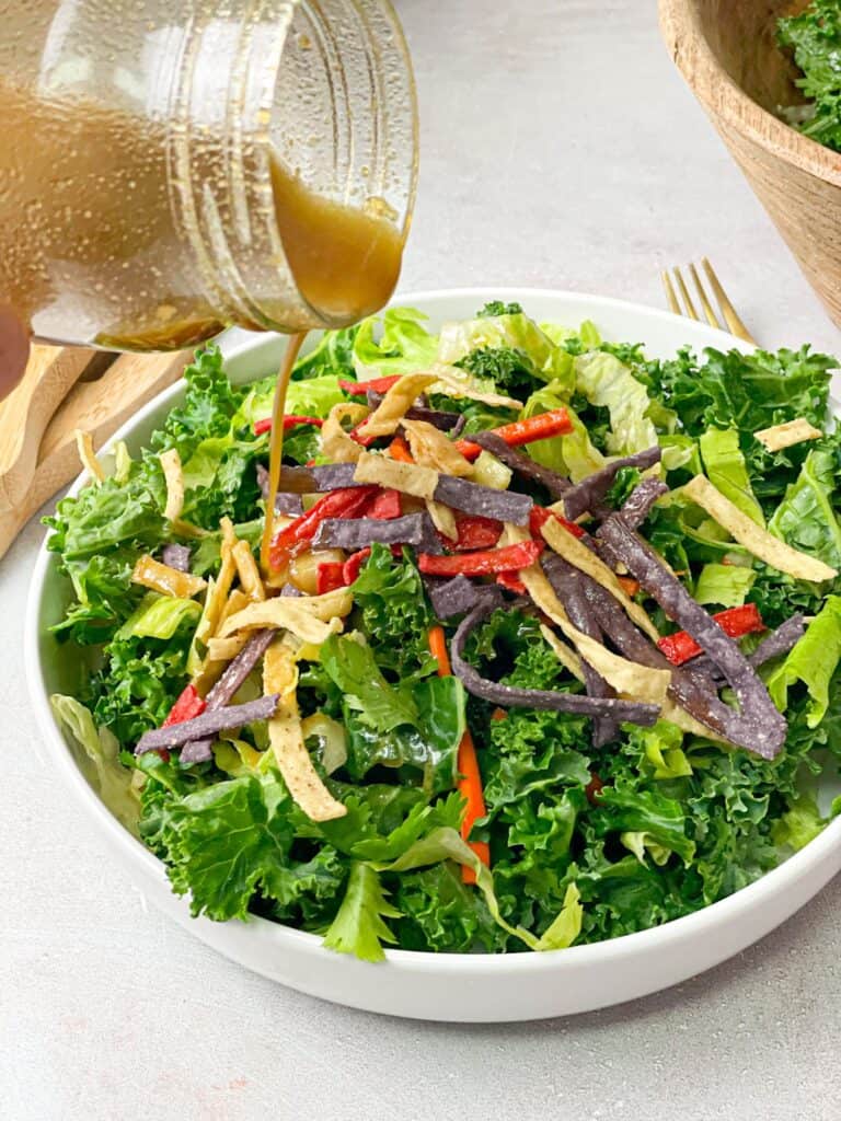 Full of fresh ingredients with lots of flavor and crunch, this kale salad will become your favorite.