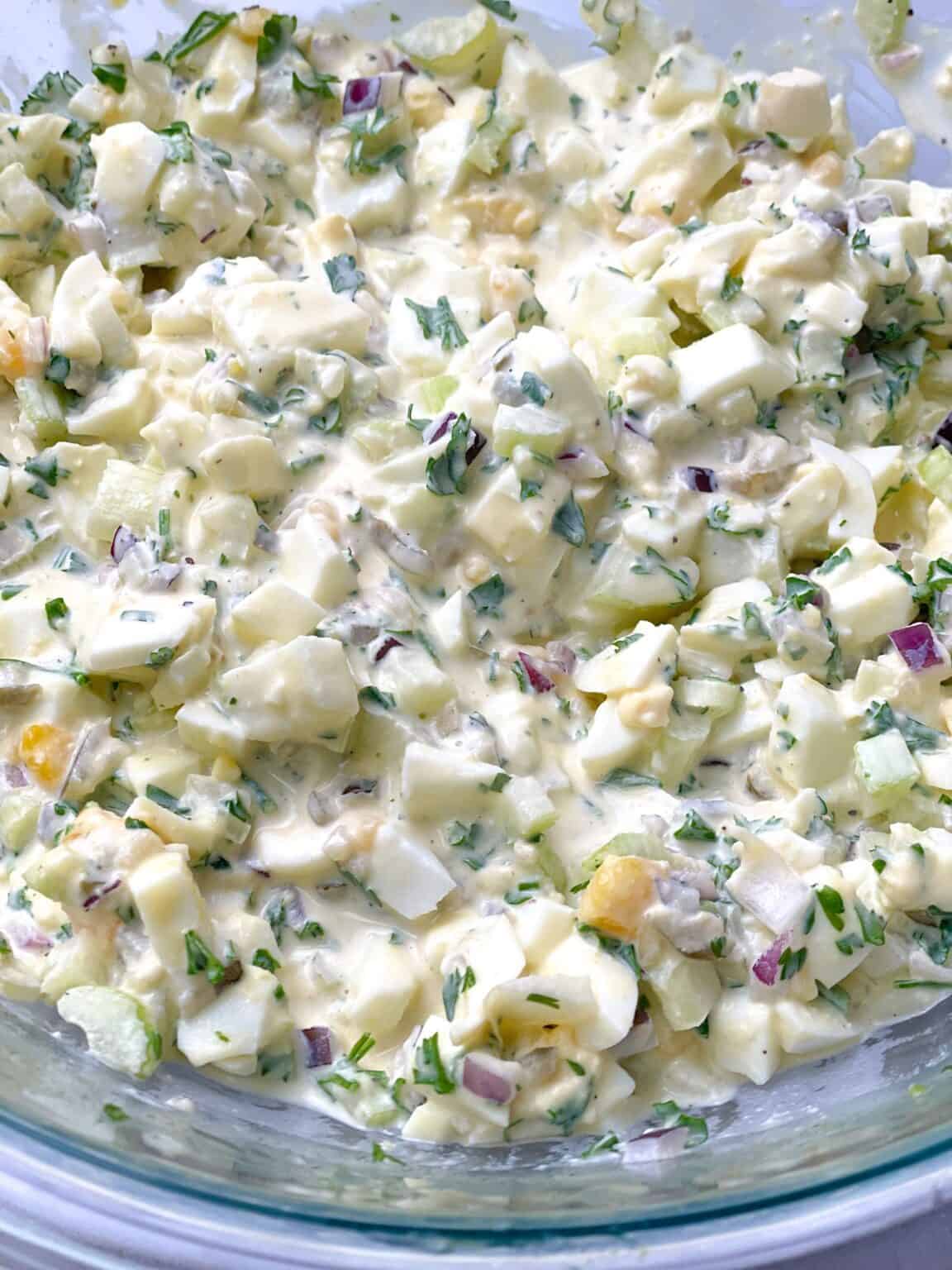 Egg Salad with Mustard Dressing