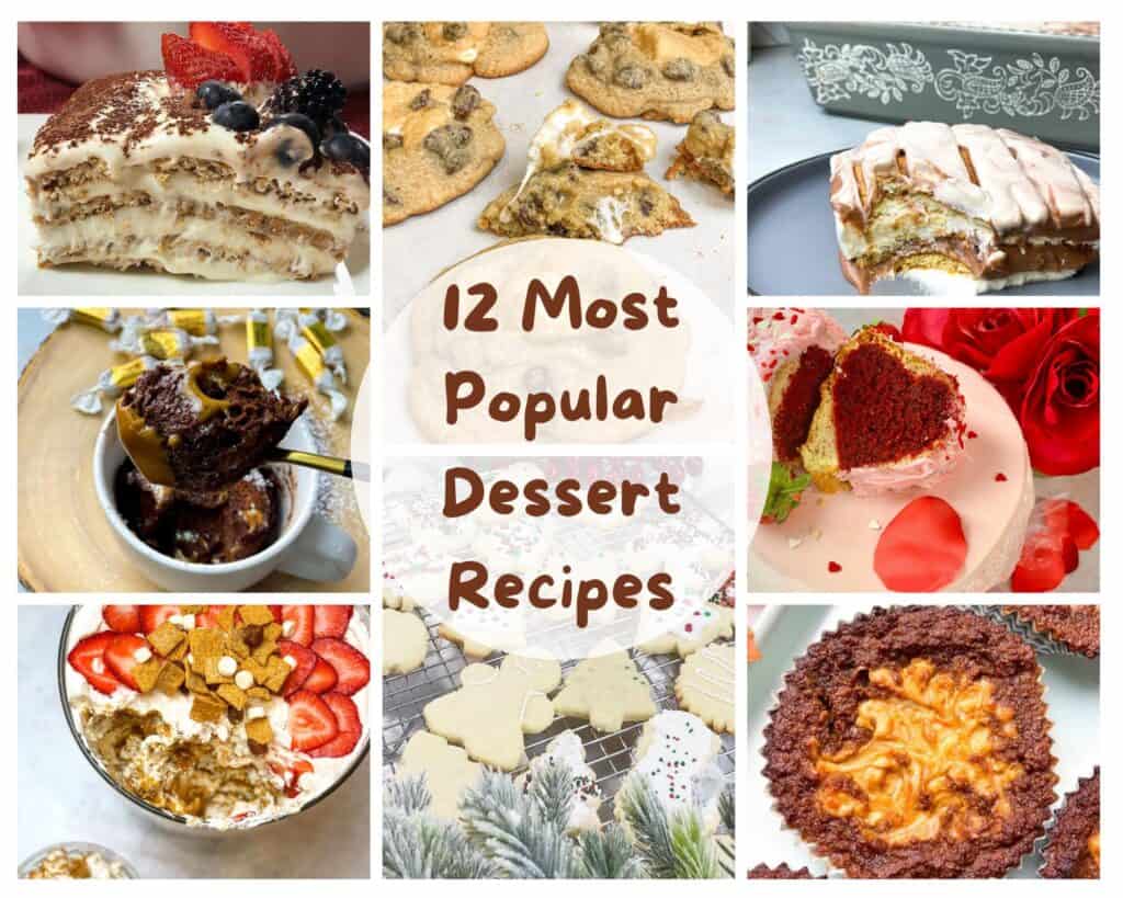 10 most popular dessert recipes that are full of sweetness and decadency!