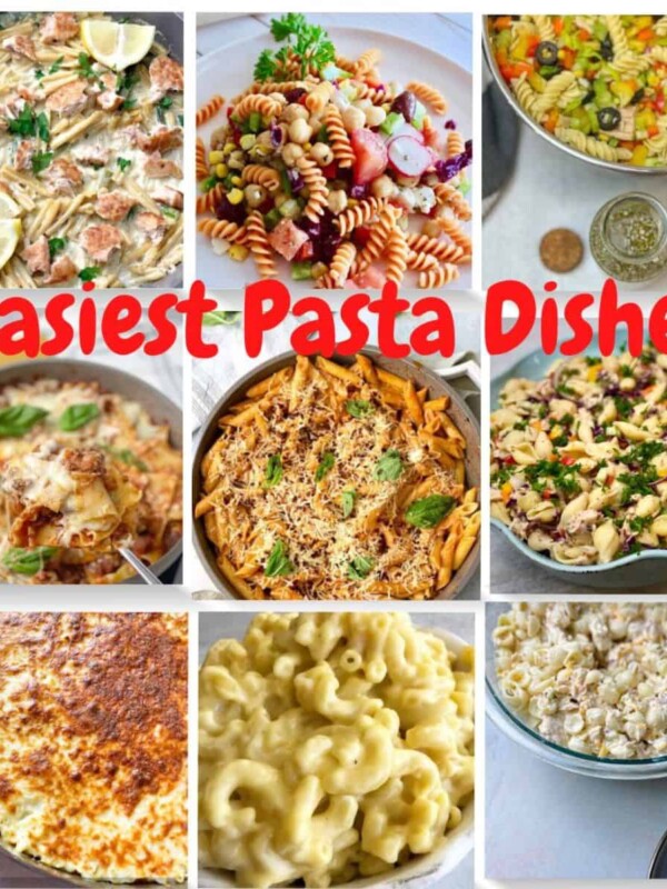a wide collection of easy pasta dishes you can make in the comfort of your own home