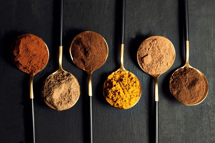 A handful worth of spices to make a game-changing chipotle seasoning mix.