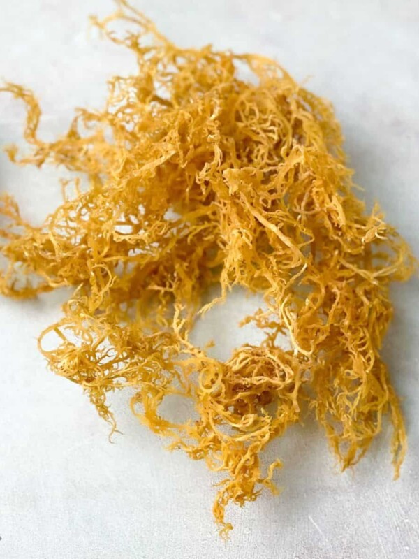 a top view of raw sea moss