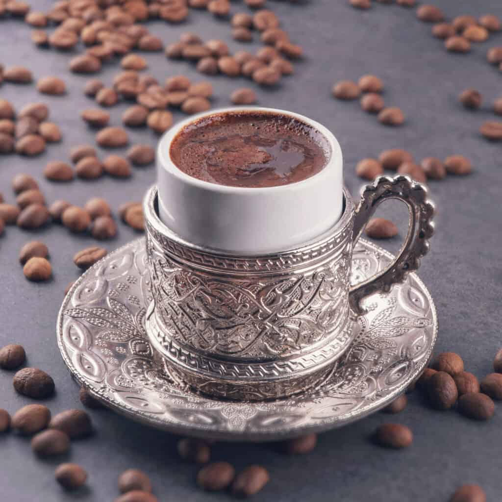 Luxury Turkish Copper Coffee Cups, Espresso Cup Set, Coffee Cups