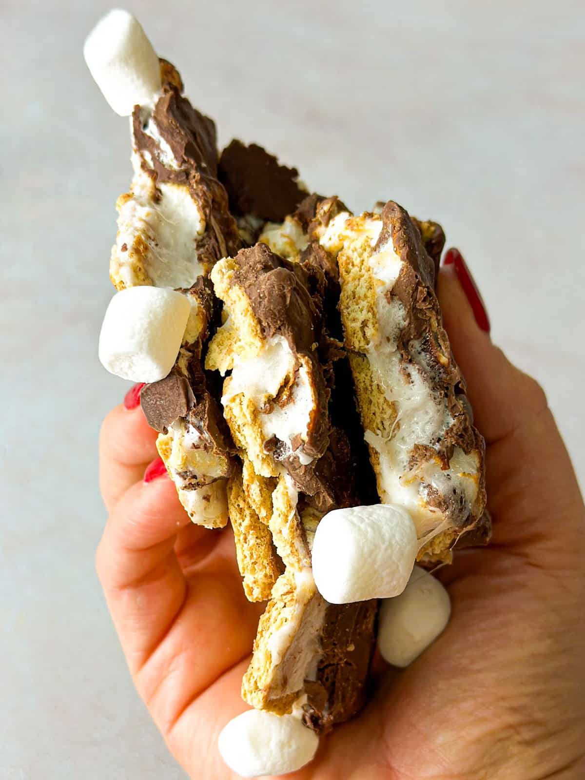 TasteGreatFoodie - S'mores Bark - Desserts