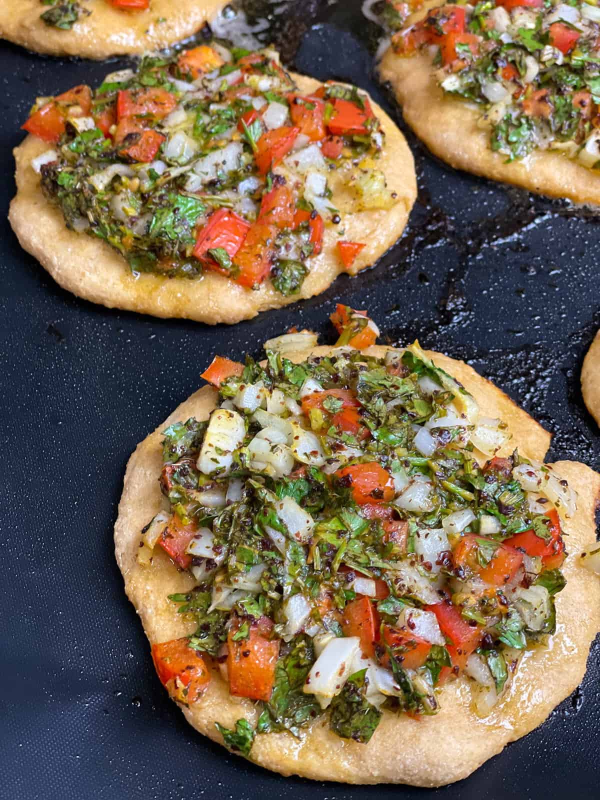 TasteGreatFoodie - Lebanese Veggie Pizza (Pie)