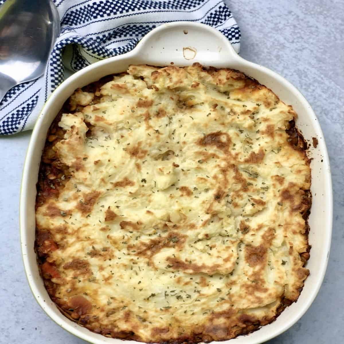 TasteGreatFoodie - Vegetarian Lentil Shepard's Pie - Main Dish