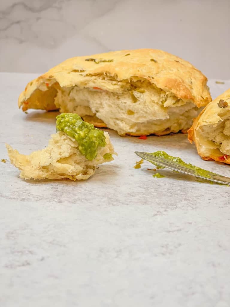 An effortless homemade olive bread bursting with savory flavor and a hint of Mediterranean zest.