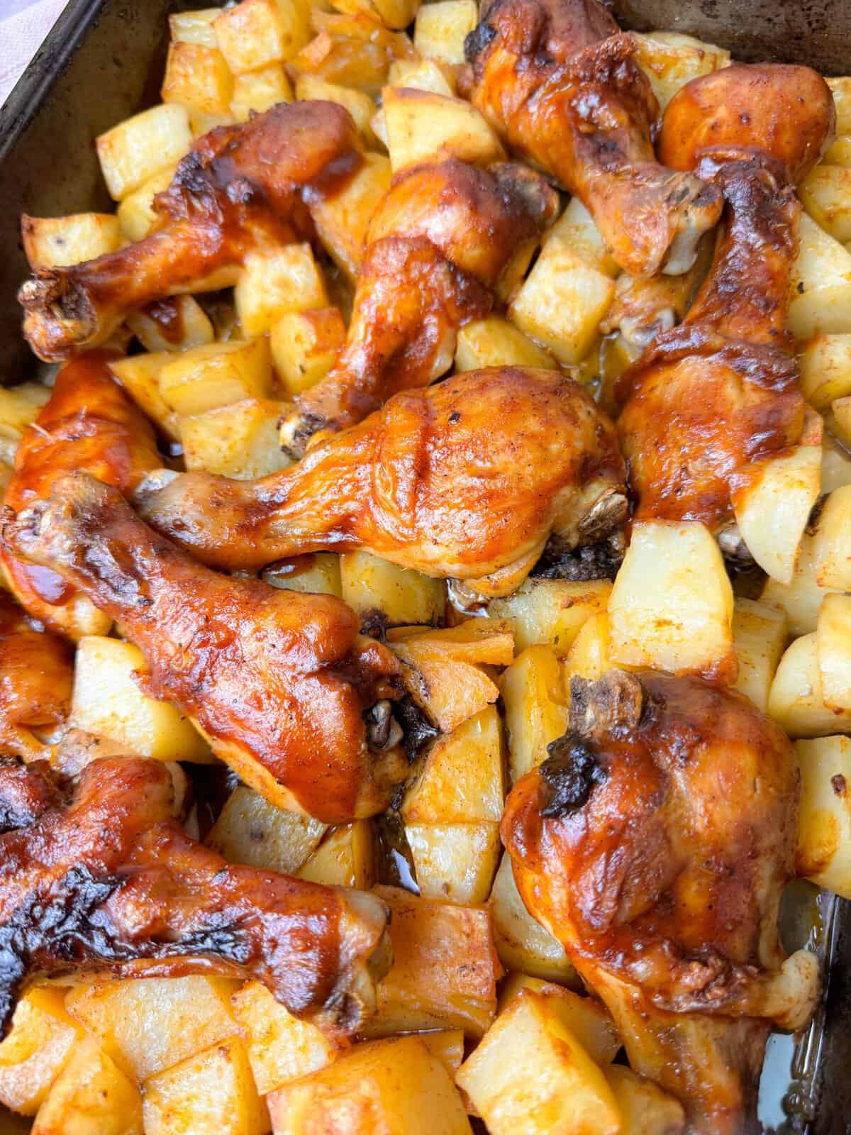 Easy Baked BBQ Chicken Legs