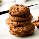 Chunky chocolate chip cookies