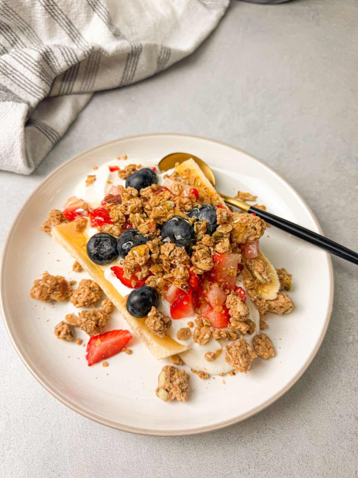 Banana Split with Greek Yogurt