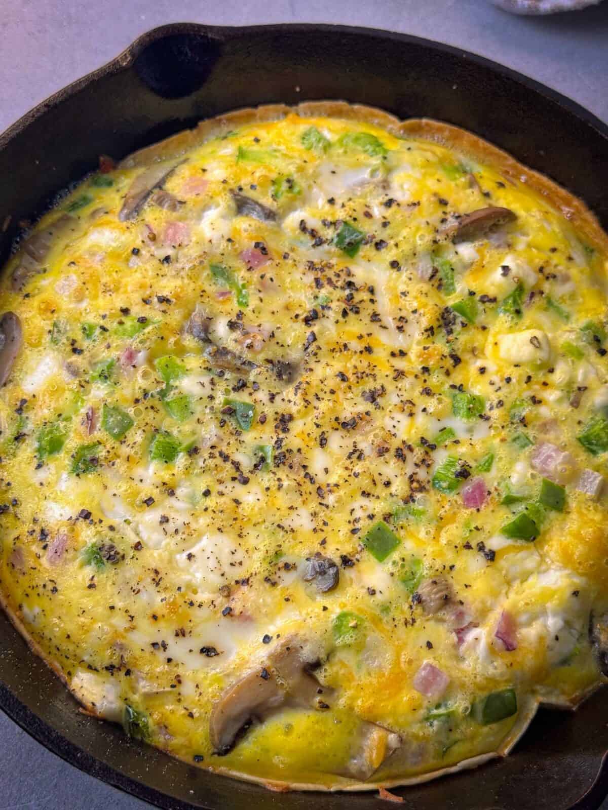 Egg Tortilla Breakfast Bake Egg Tortilla Breakfast Bake with golden crispy tortilla edges and creamy cottage cheese filling – an easy cottage cheese recipe.