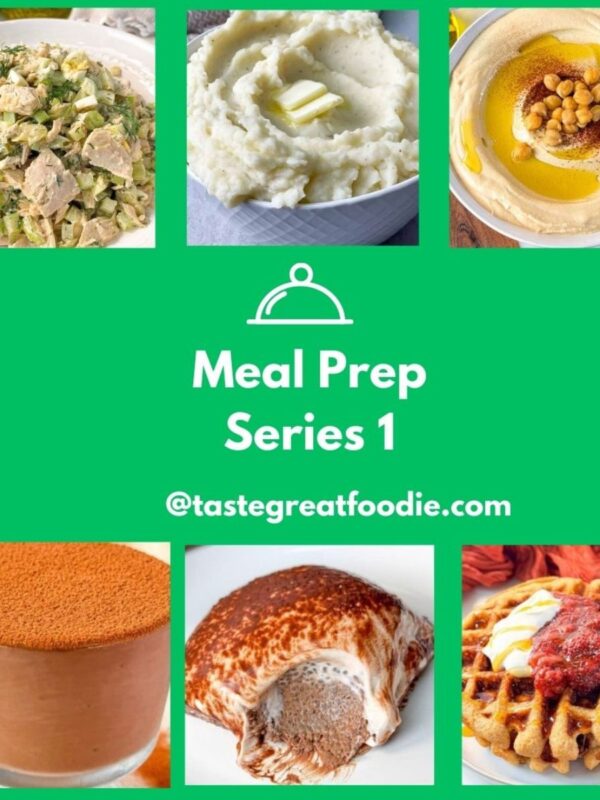 meal prep series including different recipes