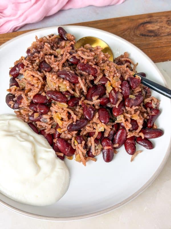 red beans and rice Lebanese style