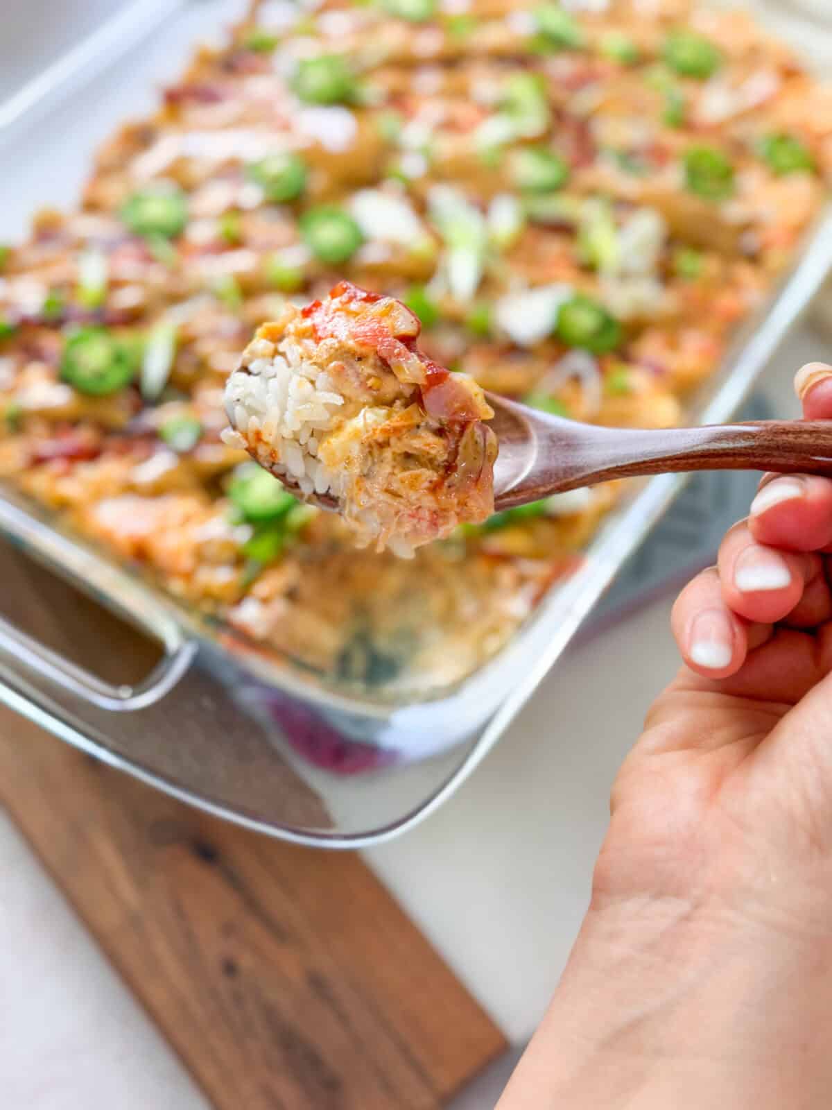 easy family dinner sushi bake