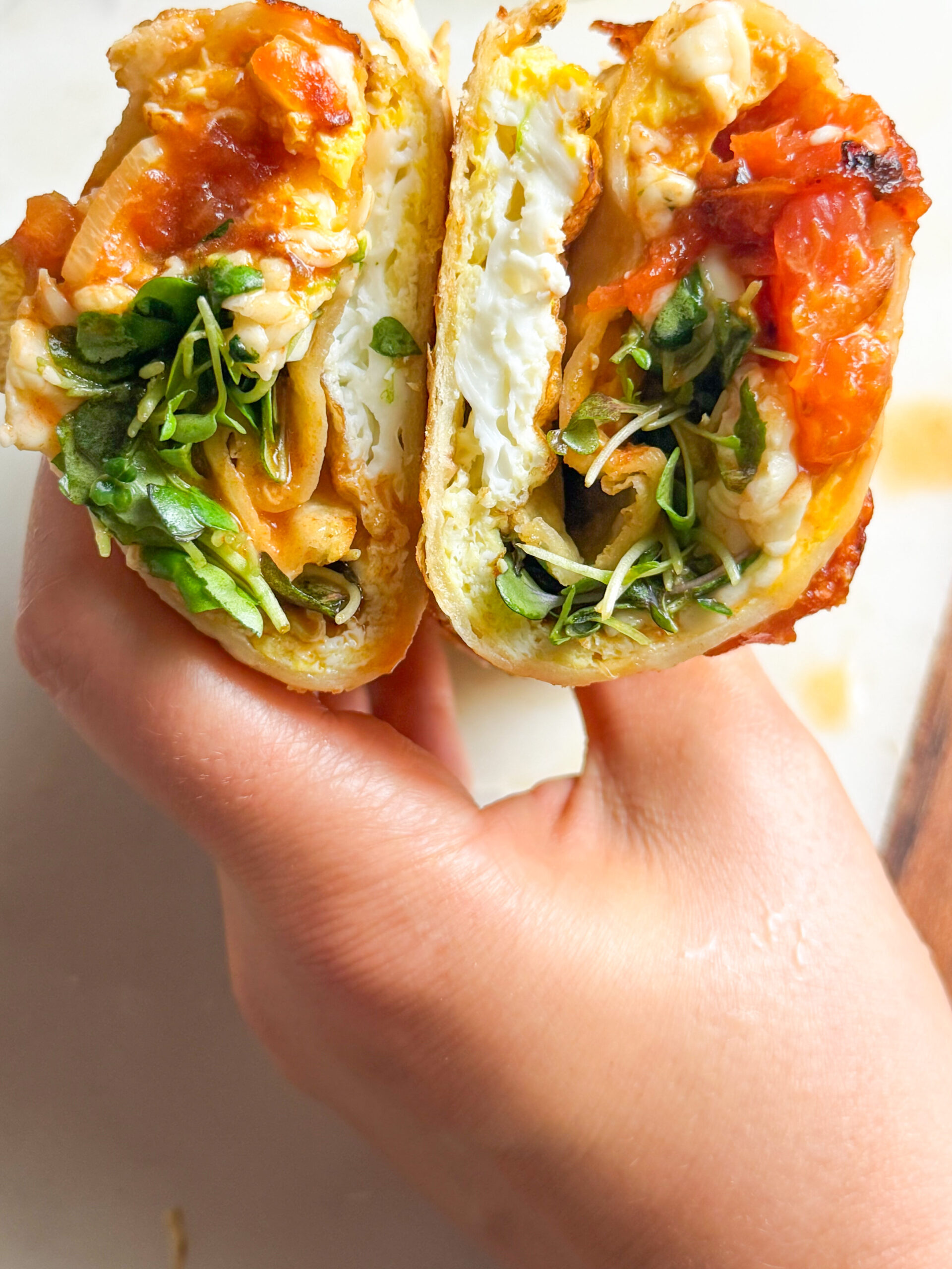 viral tortilla egg wrap